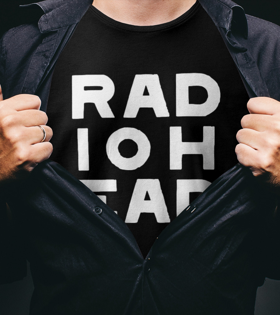 Edward Norton Radiohead Block Lettering T-Shirt