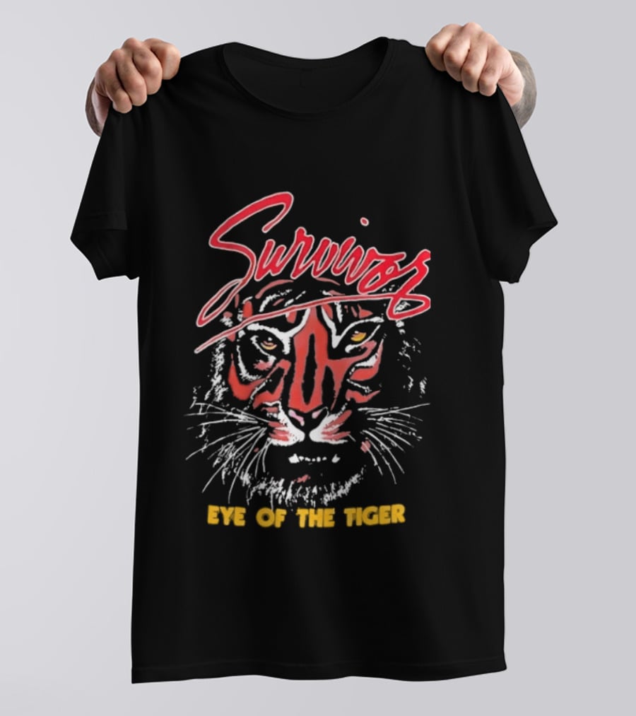 Survivor Eye Of The Tiger Tiger Face T-Shirt
