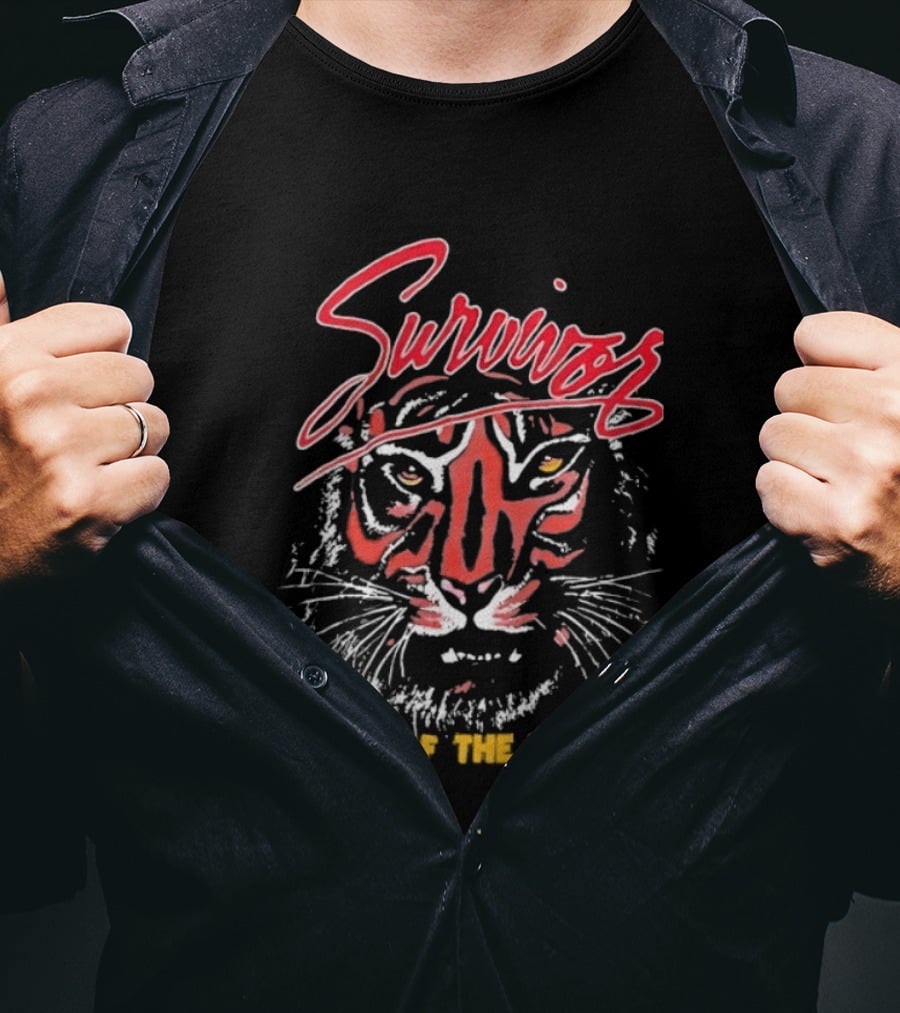 Survivor Eye Of The Tiger Tiger Face T-Shirt