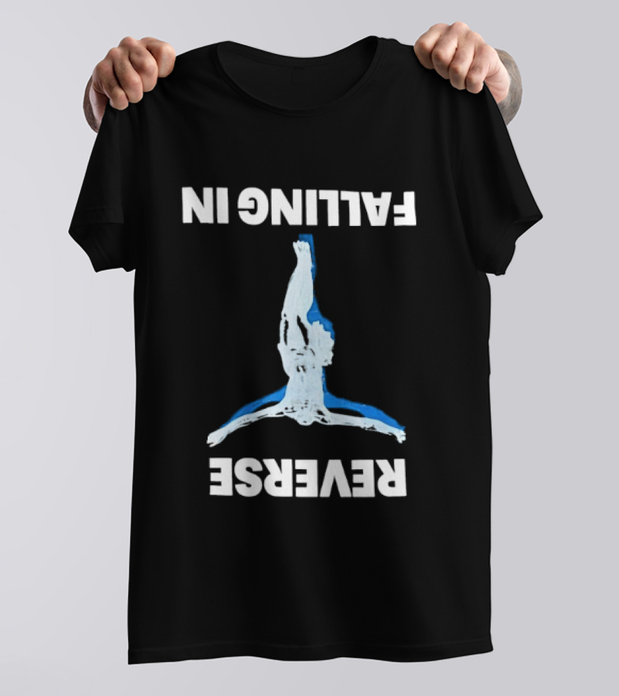 Playboi Carti Falling In Reverse Upside Down Human Figure T-Shirt