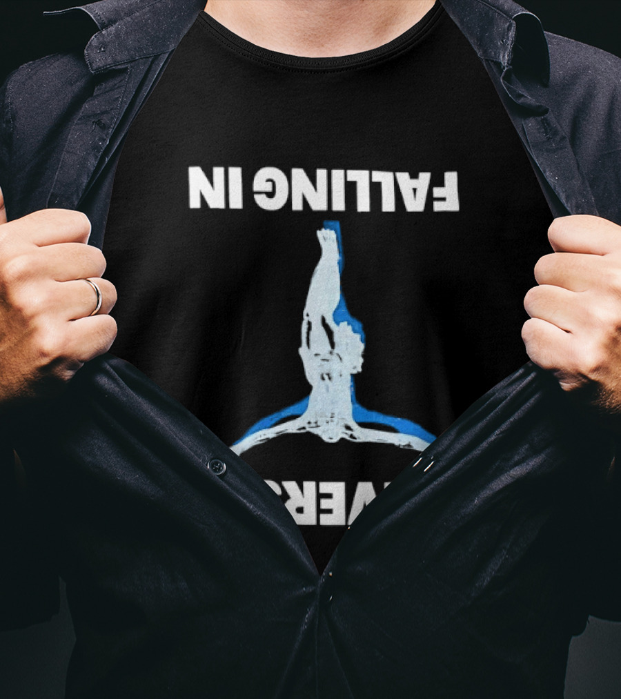 Playboi Carti Falling In Reverse Upside Down Human Figure T-Shirt