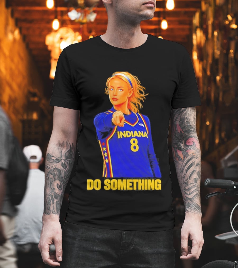 Sophie Cunningham Indiana Fever 8 Do Something T-Shirt