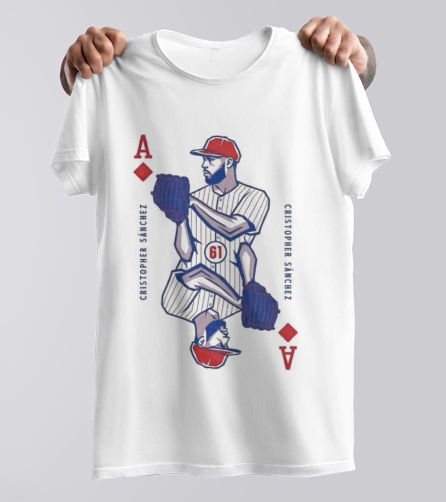 Cristopher Sánchez Ace Of Diamonds Baseball Player T-Shirt