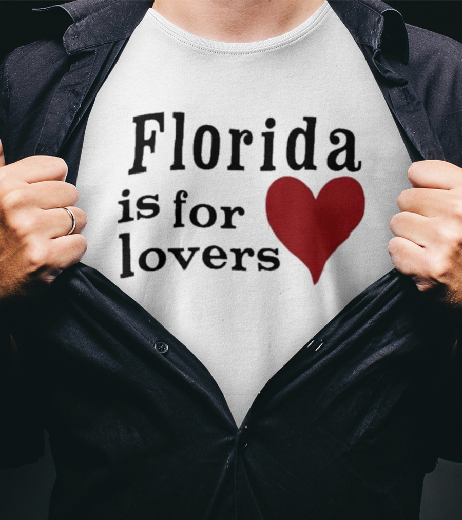 Florida Is For Lovers Heart T-Shirt