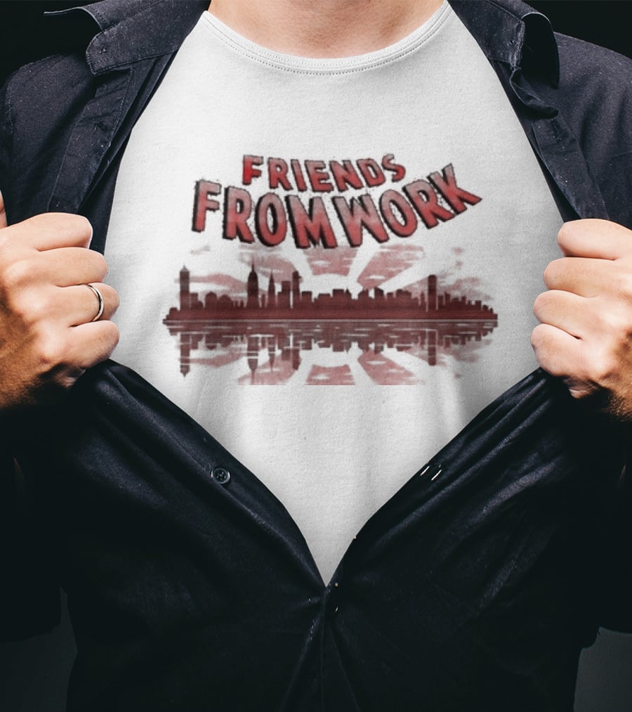 Friends From Work Spider Man Brand New Day Web Symbol Reflections T-Shirt