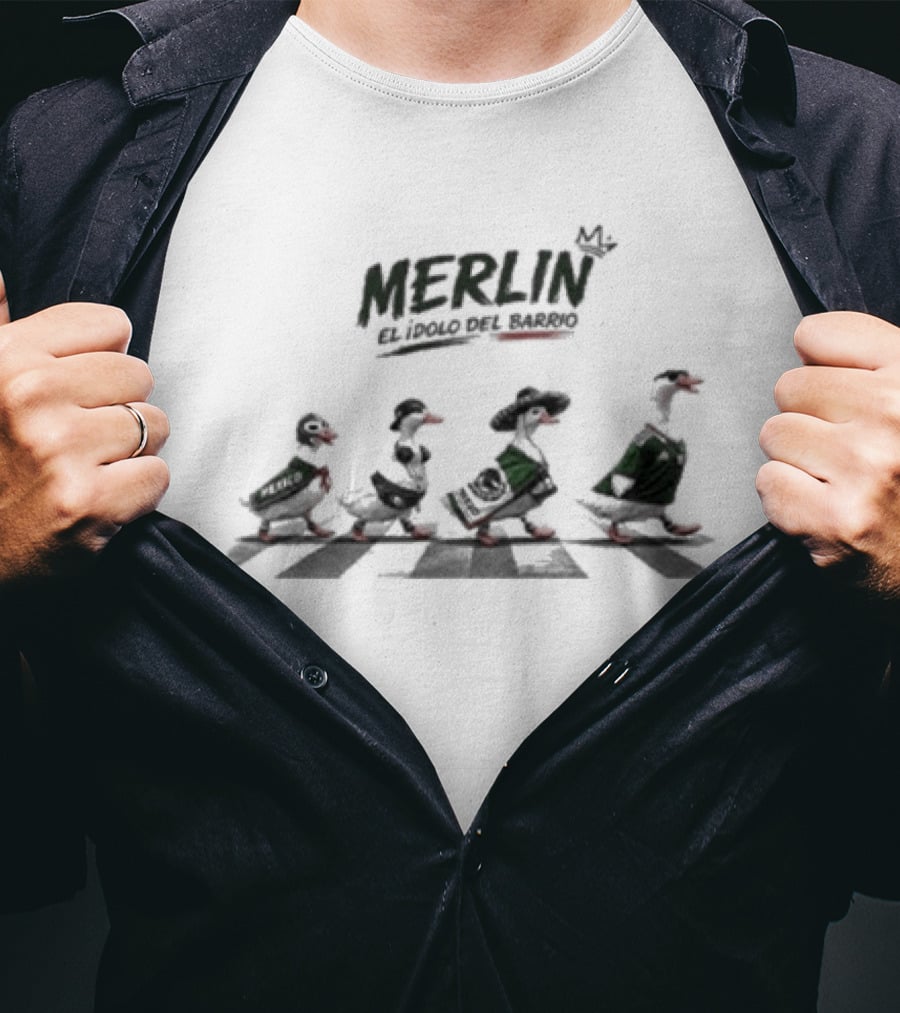 Merlin Mexico Duck Evolution El Idolo Del Barrio T-Shirt