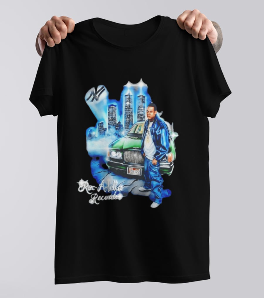 Roc A Fella Records Jay Z Bentley Twin Towers T-Shirt