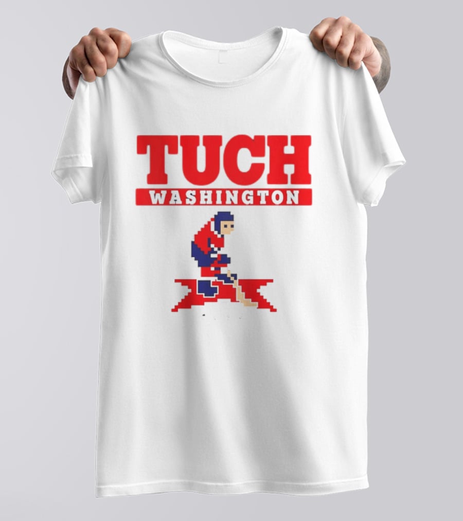 Tuch Washington 89 RW Retro Hockey Pixel T-Shirt