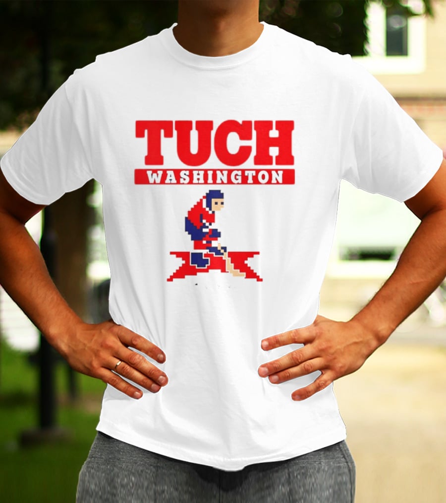Tuch Washington 89 RW Retro Hockey Pixel T-Shirt