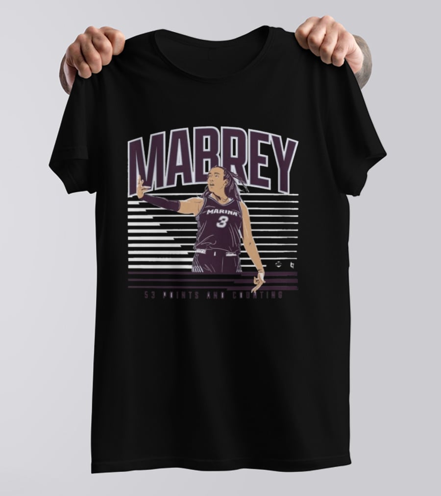 Marina Mabrey 53 Points And Counting T-Shirt