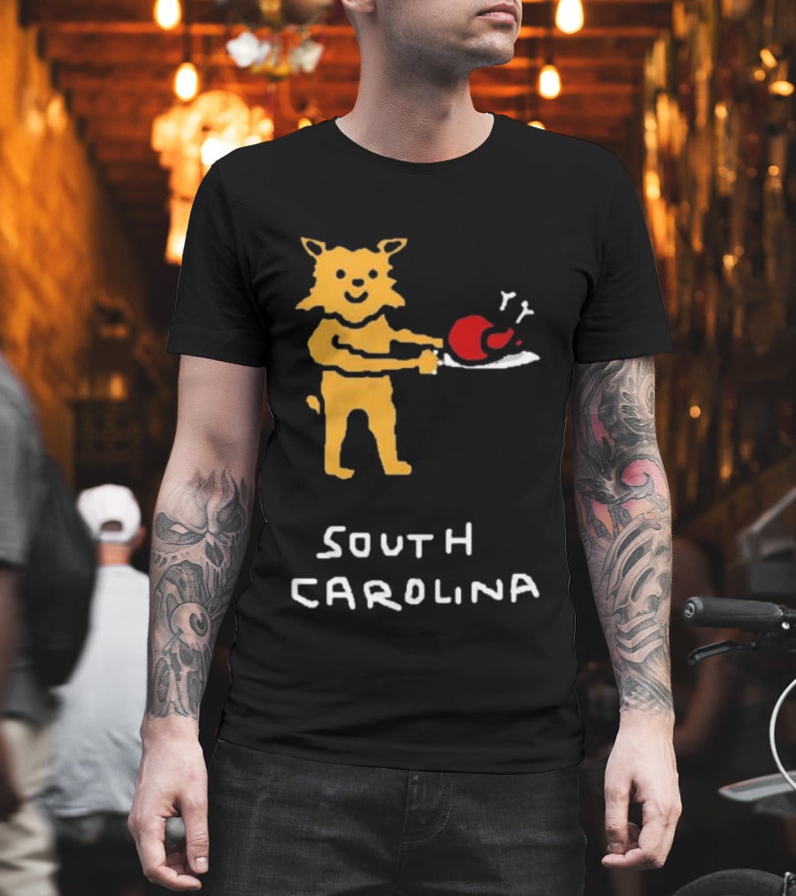 South Carolina Gamecocks 2026 27 SEC Football Schedule Cartoon T-Shirt