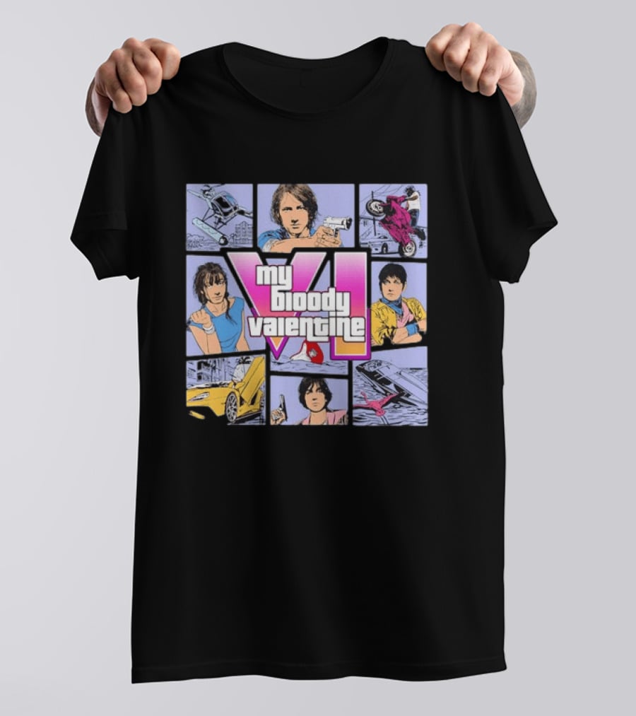 My Bloody Valentine VI Grand Theft Auto T-Shirt