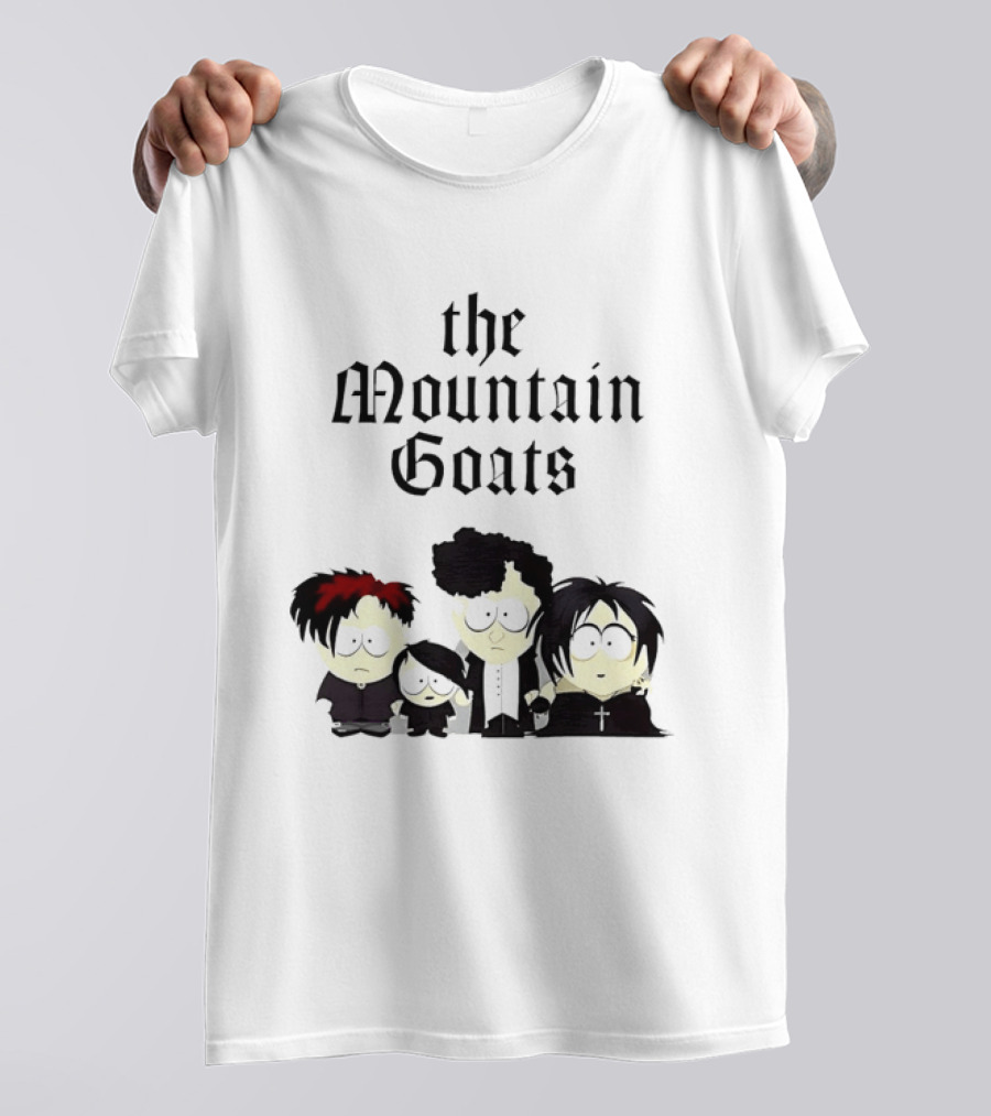 South Park Characters As The Mountain Goats Gothic T-Shirt