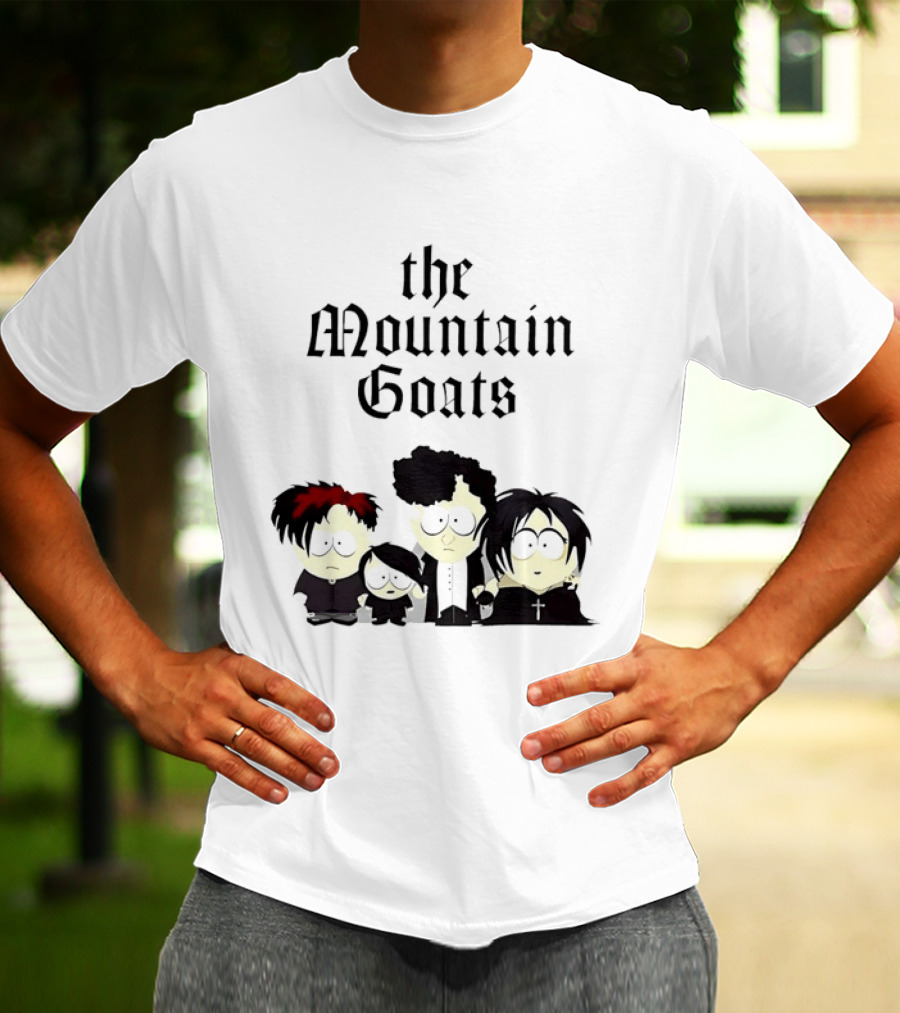 South Park Characters As The Mountain Goats Gothic T-Shirt