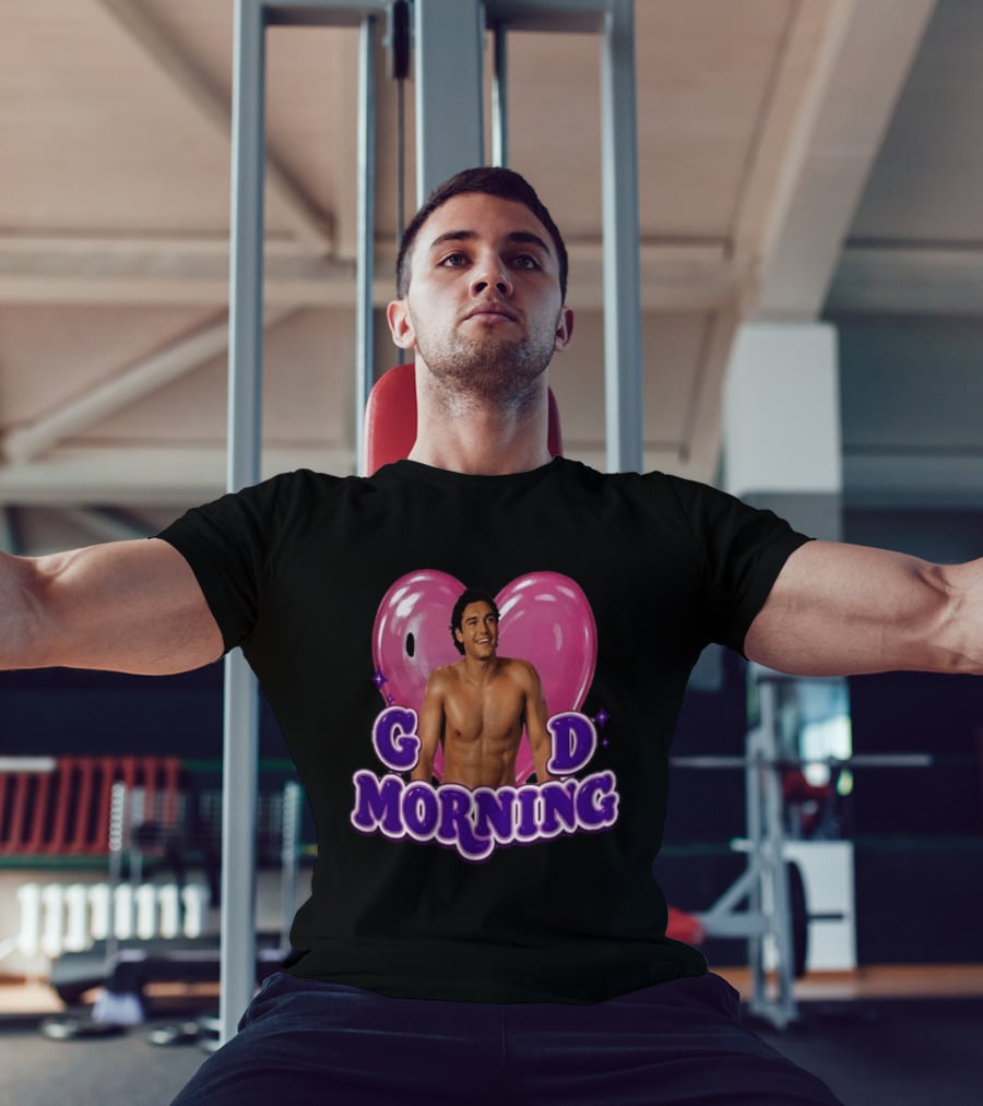 Garrett Graham Good Morning Off Campus Briar U Pink Heart T-Shirt