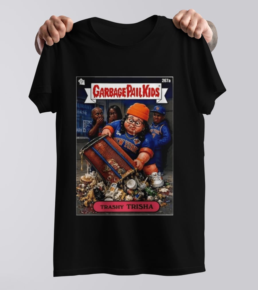 Garbage Pail Kids 267a New York Knicks Trashy Trisha T-Shirt