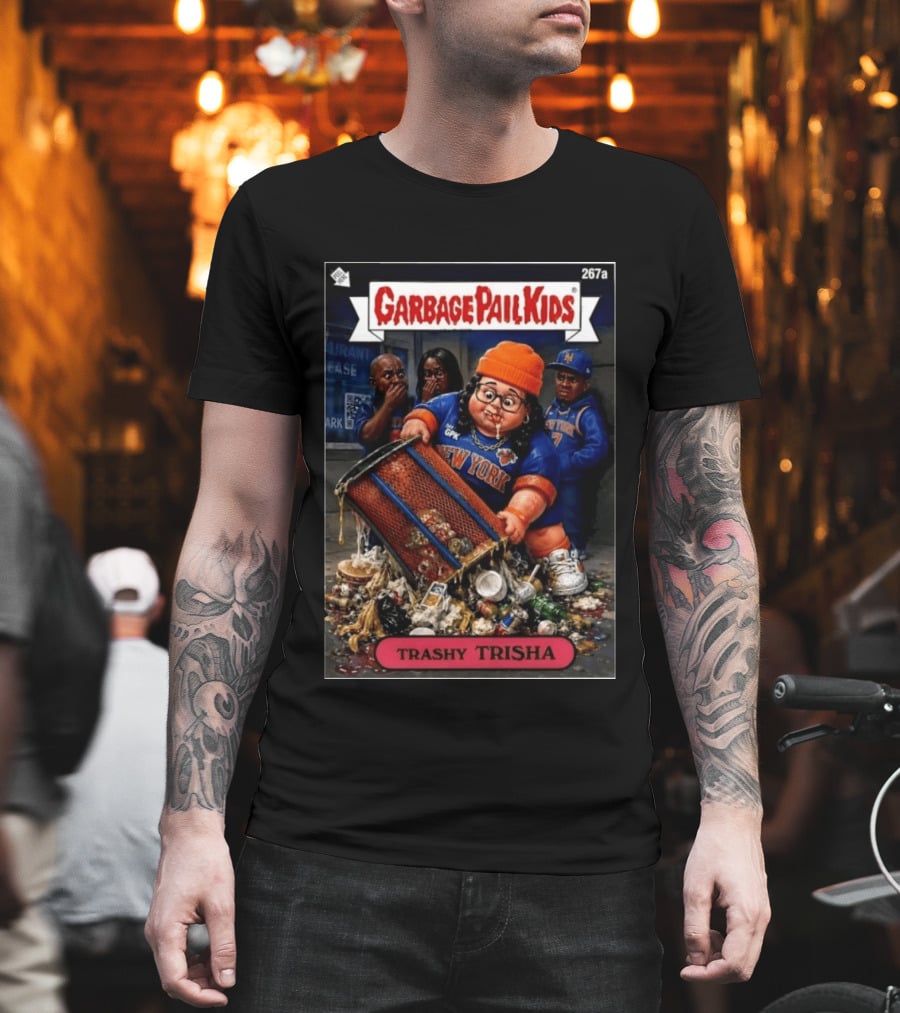 Garbage Pail Kids 267a New York Knicks Trashy Trisha T-Shirt
