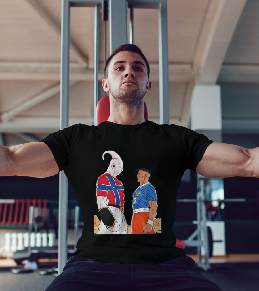 Norway Haaland Versus Mbappe France Dragon Ball Z T-Shirt
