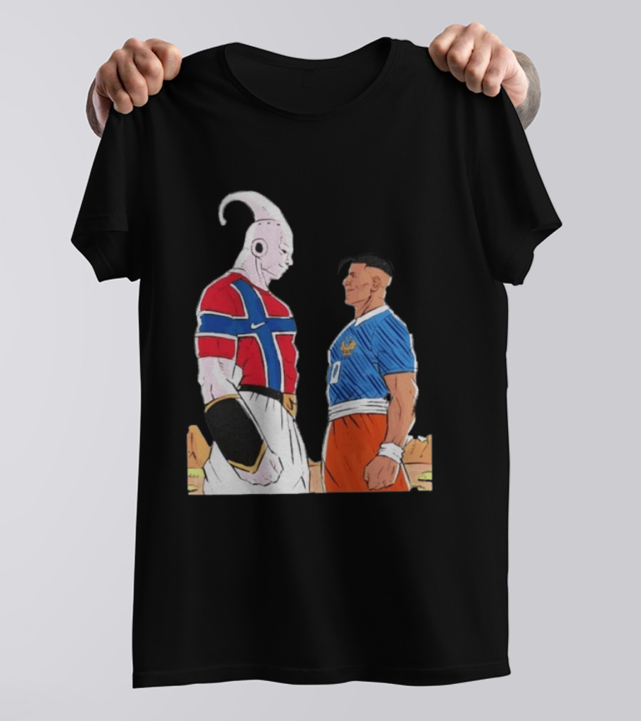 Norway Haaland Versus Mbappe France Dragon Ball Z T-Shirt