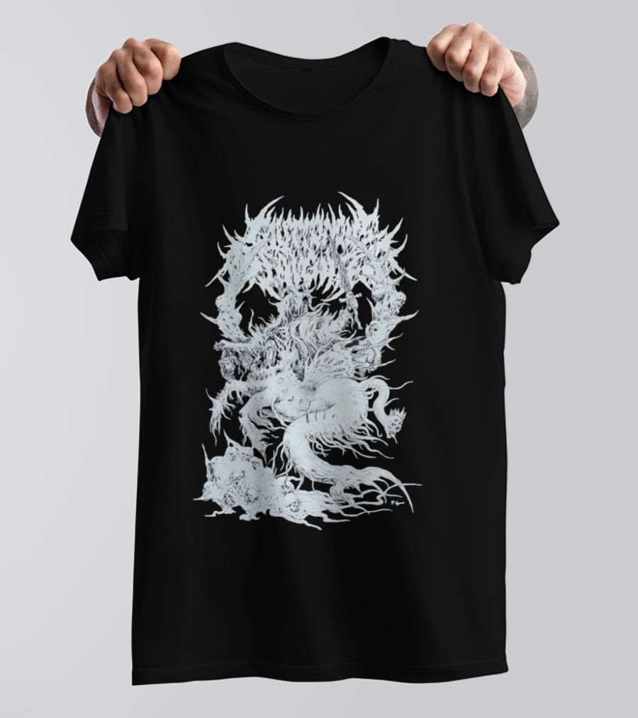 Abominable Putridity Demon Sword Skull Eponymous P T-Shirt