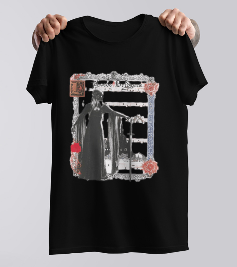 Phoebe Bridgers Gothic Medieval Sword And Castle Sheet Music T-Shirt