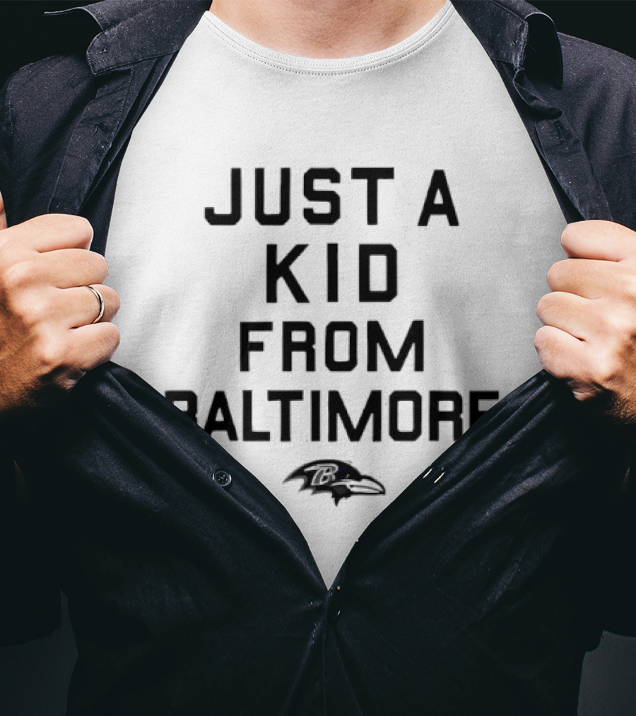 Just A Kid From Baltimore Ravens T-Shirt