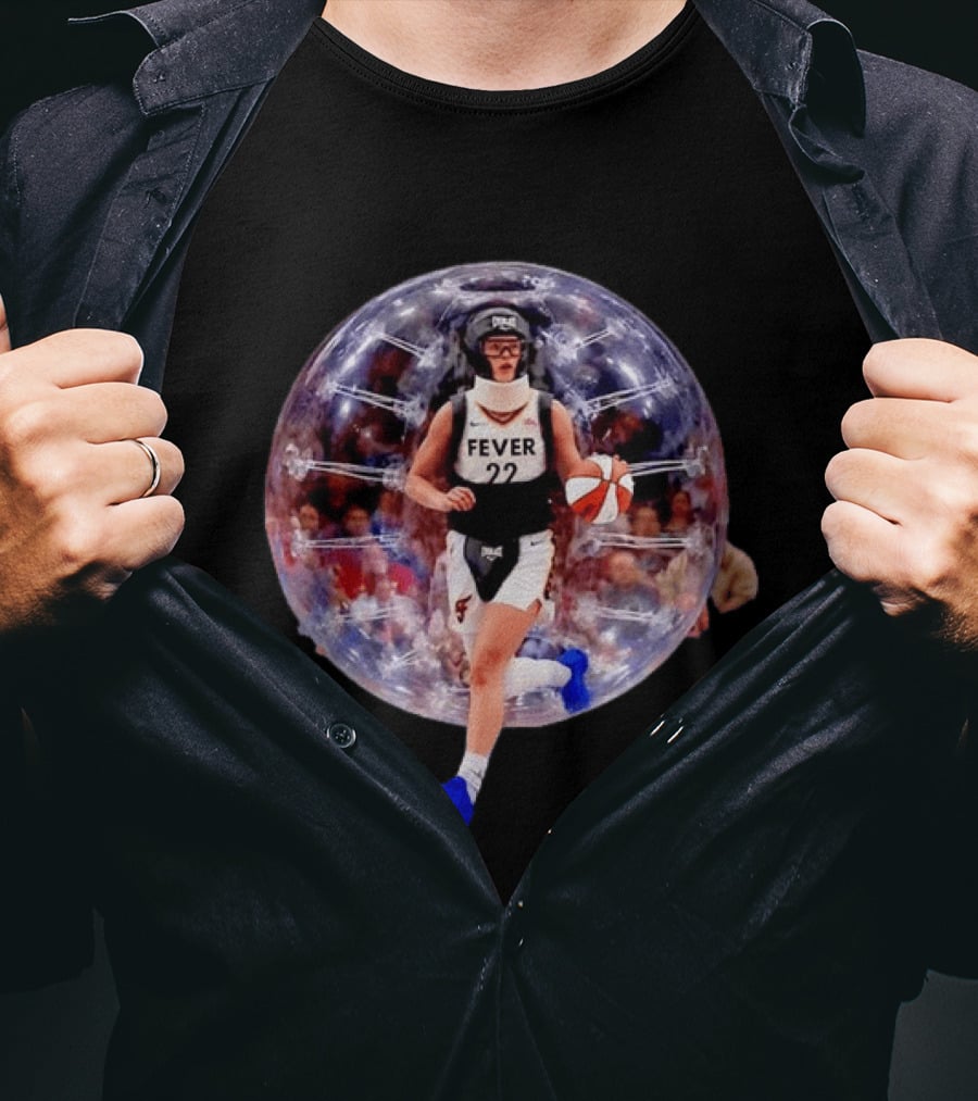 Caitlin Clark Indiana Fever Zorbing Body Ball Sports Fan Novelty T-Shirt
