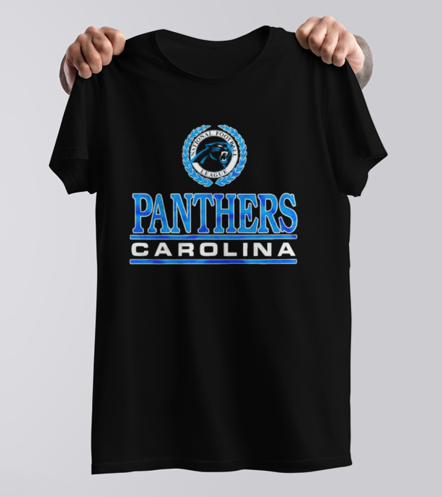 Carolina Panthers Blue Emblem Crest T-Shirt