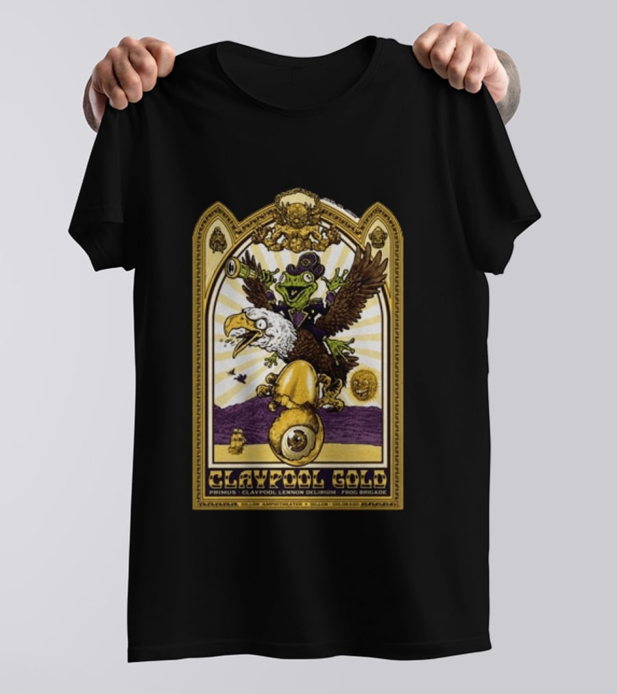 Primus Claypool Lennon Delirium Frog Brigade Dillon Amphitheater 6 28 2026 T-Shirt