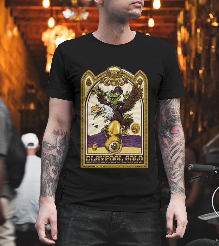 Primus Claypool Lennon Delirium Frog Brigade Dillon Amphitheater 6 28 2026 T-Shirt
