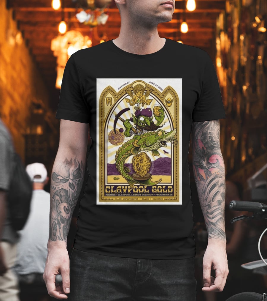 Primus Claypool Lennon Delirium Frog Brigade Dillon Amphitheater June 27 2026 T-Shirt