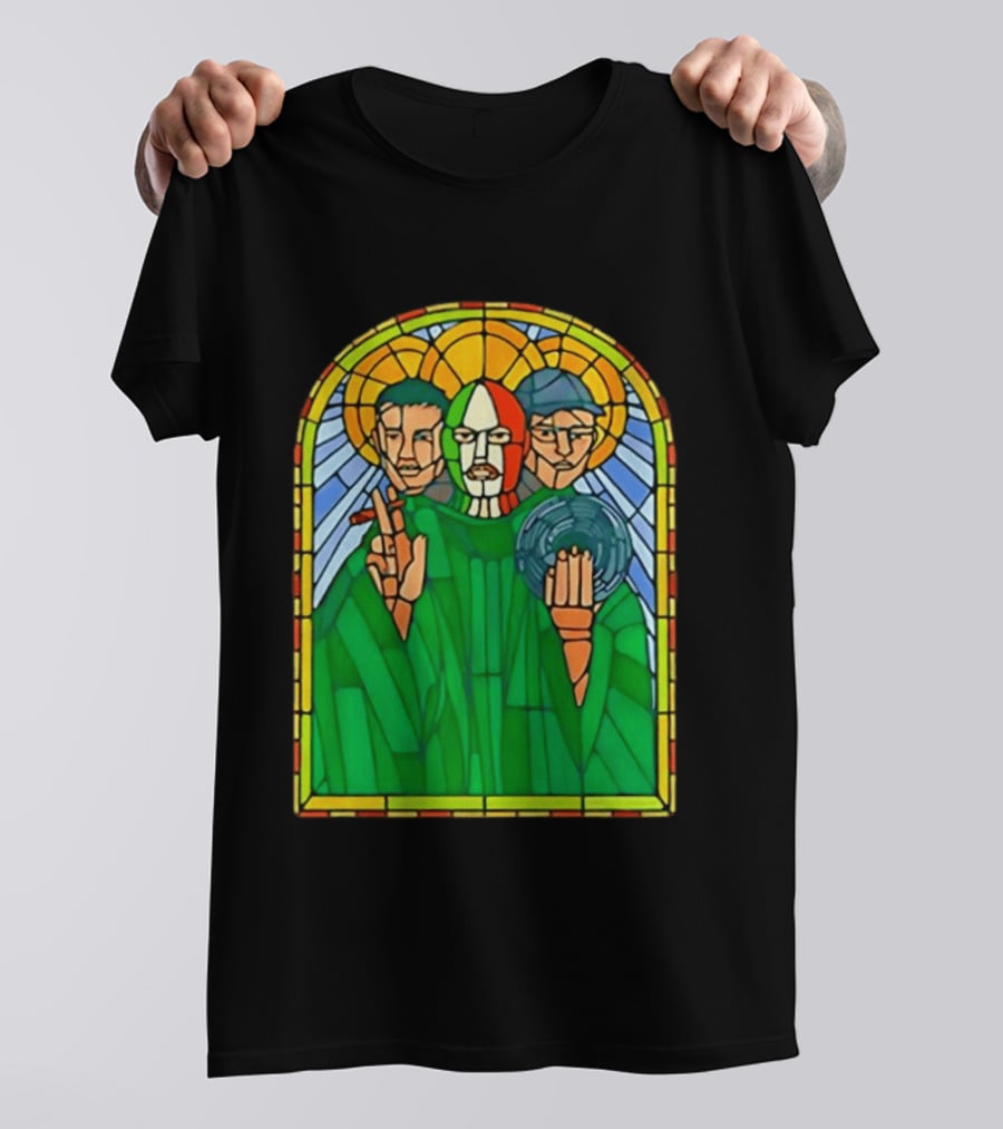 Conor McGregor Khabib Nurmagomedov Dustin Poirier MMA Ultimate Fighting Stained Glass T-Shirt
