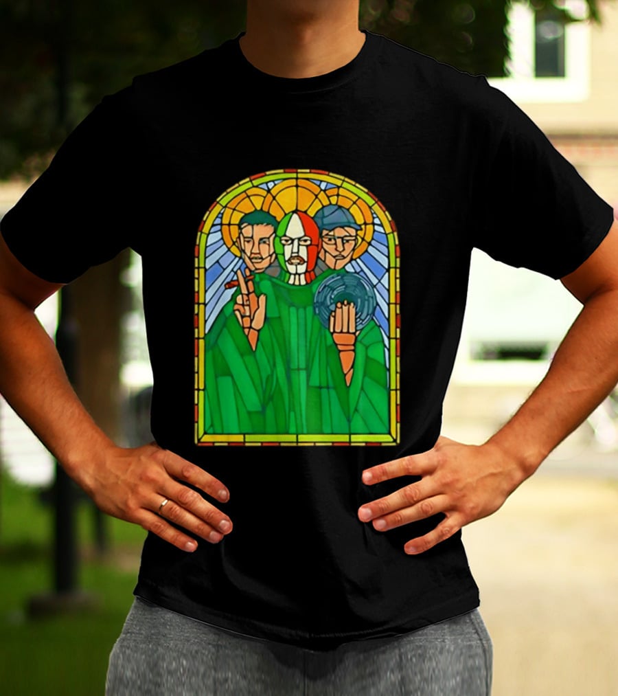 Conor McGregor Khabib Nurmagomedov Dustin Poirier MMA Ultimate Fighting Stained Glass T-Shirt