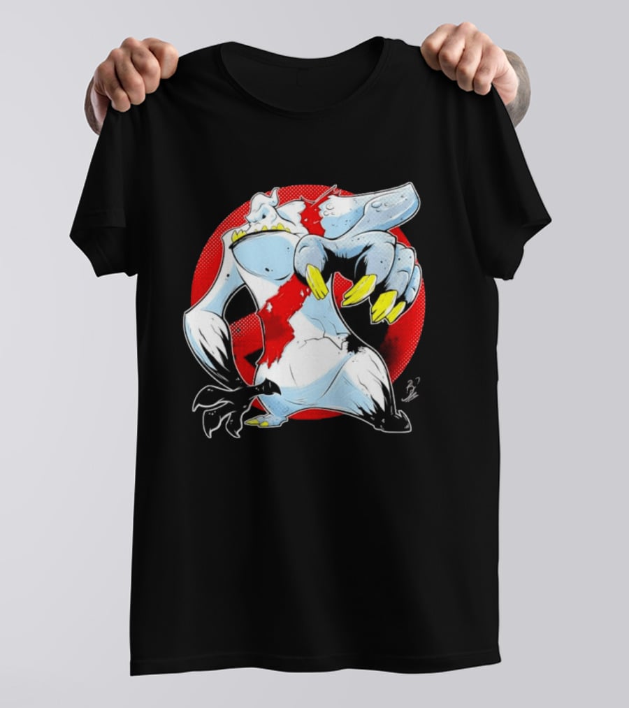 Stay Puft Marshmallow Man Angry Kaiju Ghostbusters Monster Claws T-Shirt