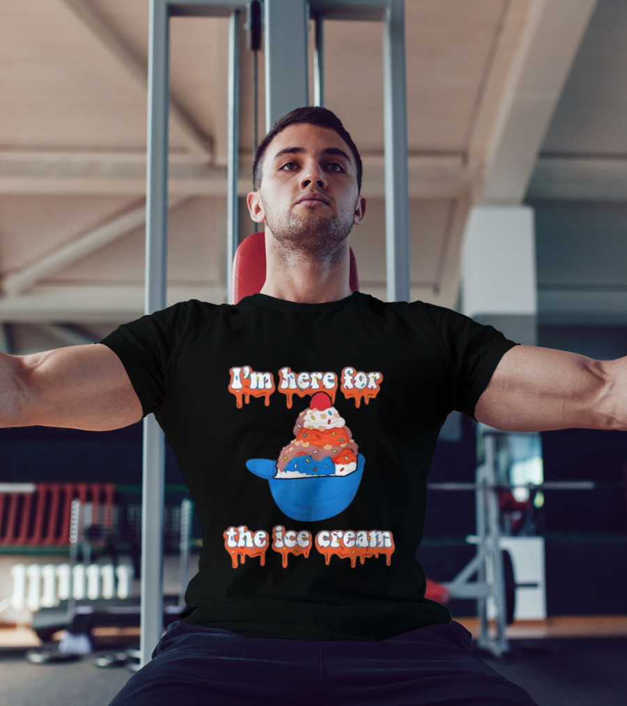 I'm Here For The Ice Cream New York Mets Baseball T-Shirt