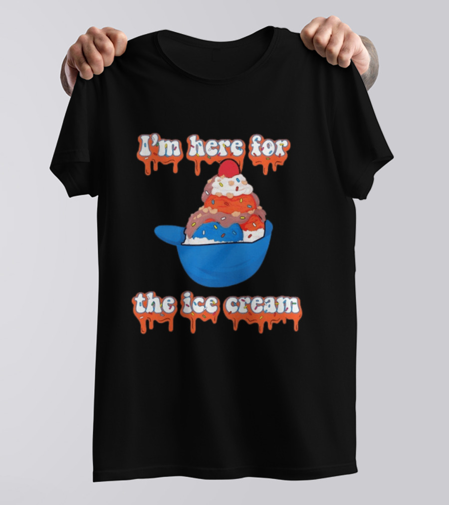 I'm Here For The Ice Cream New York Mets Baseball T-Shirt