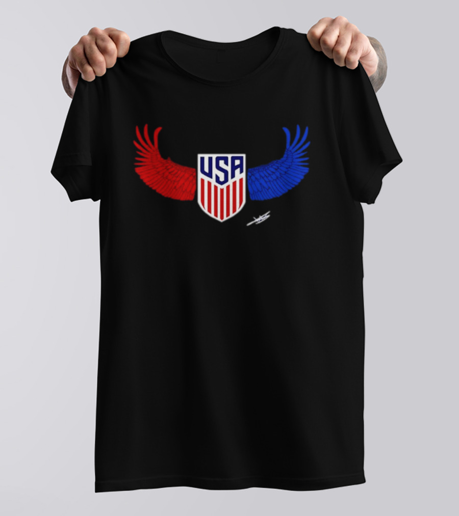 USA Wings Shield United States Men National Team T-Shirt