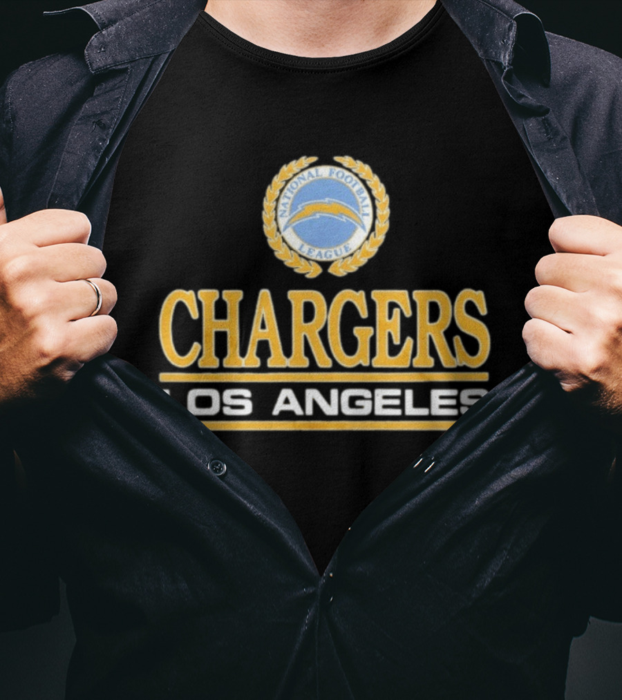 Los Angeles Chargers National Football League Crest Chargers Los Angeles T-Shirt