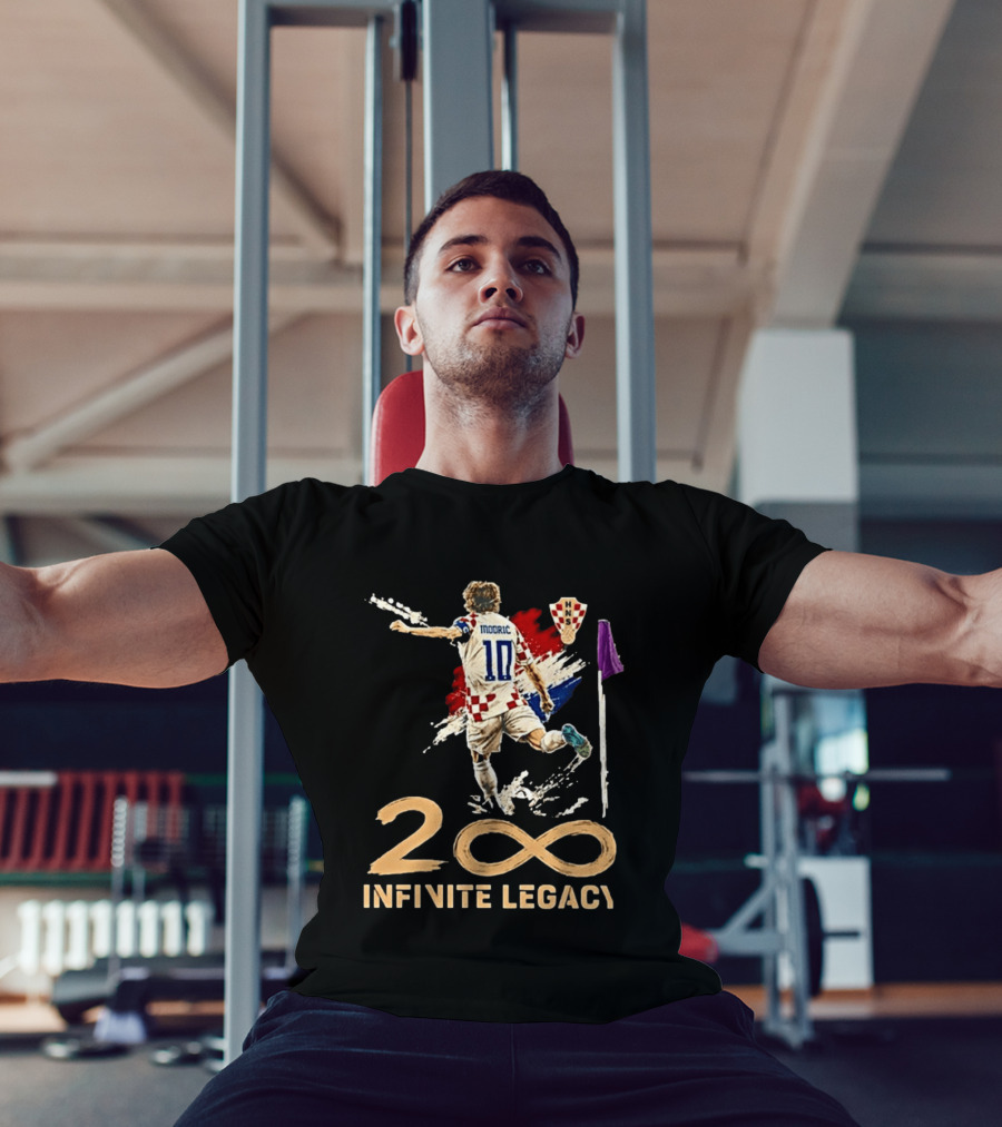 Luka Modric Croatia National Team 200 Infinite Legacy 10 T-Shirt