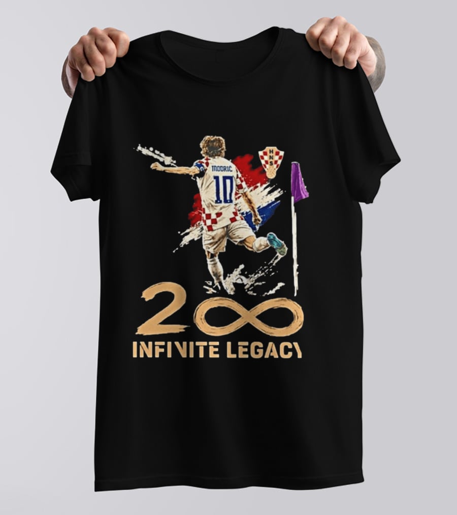 Luka Modric Croatia National Team 200 Infinite Legacy 10 T-Shirt