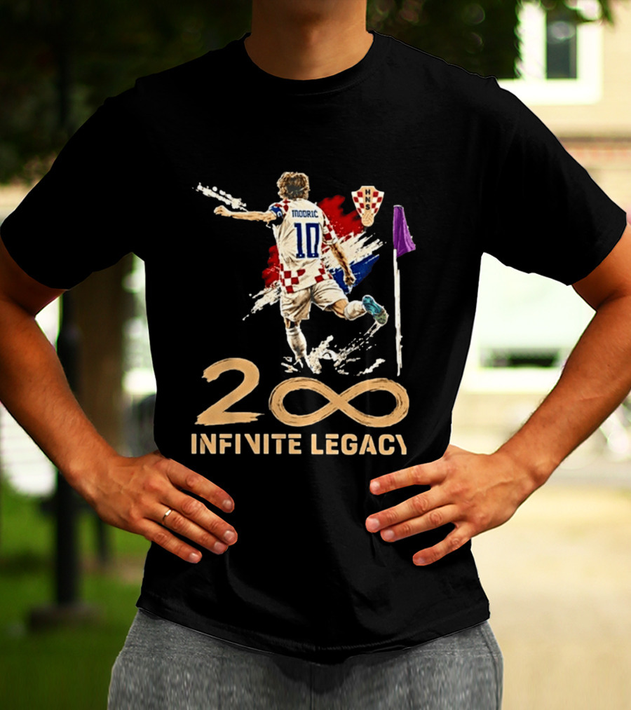 Luka Modric Croatia National Team 200 Infinite Legacy 10 T-Shirt