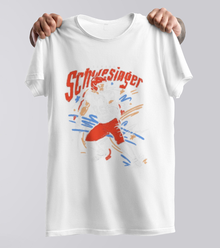 Carson Schwesinger Vibrant Cleveland Browns Scribble Football Player T-Shirt