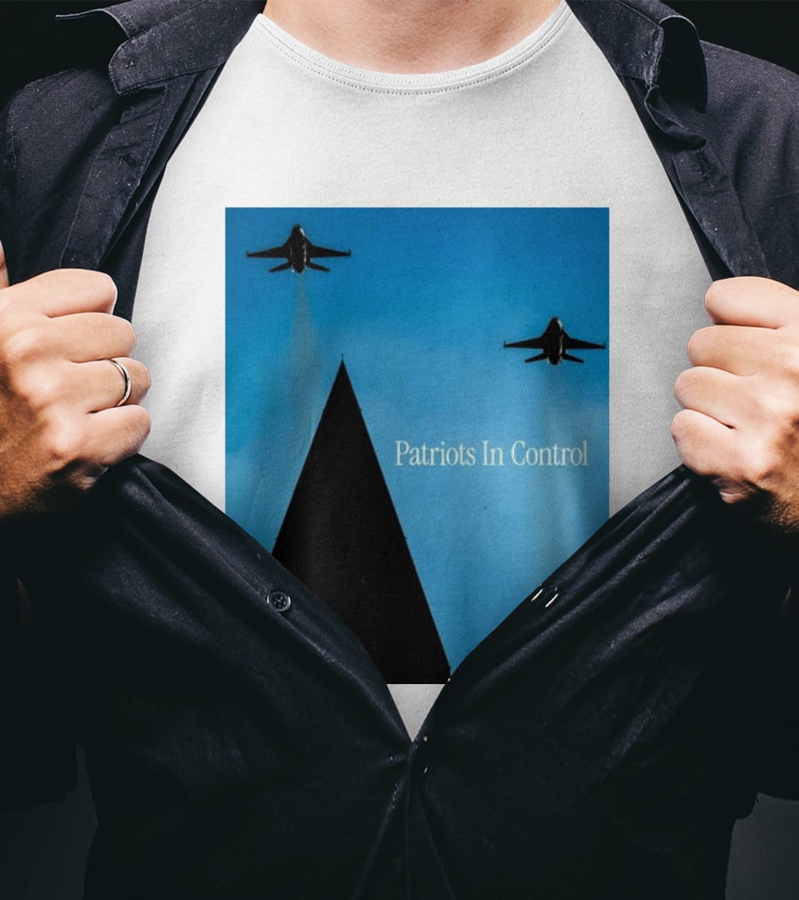 Patriots In Control Fighter Jets Over Monument With White House T-Shirt