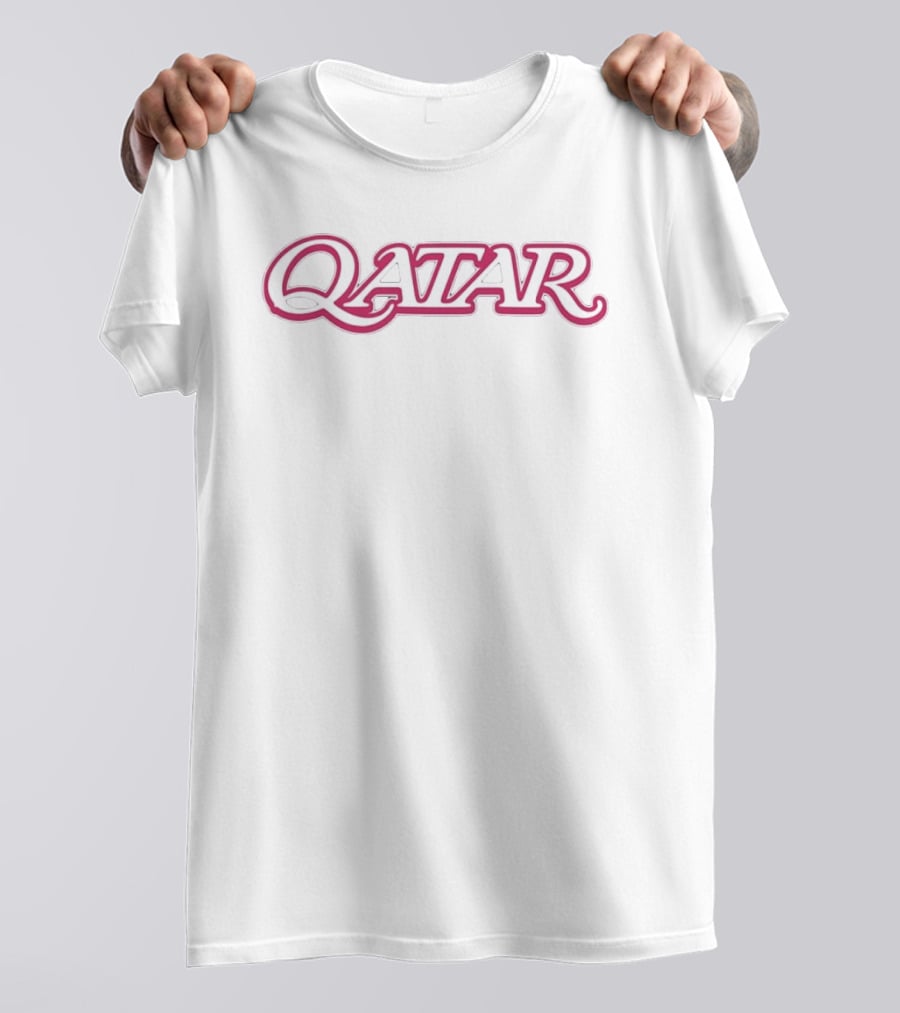Qatar National Football Team Flag T-Shirt