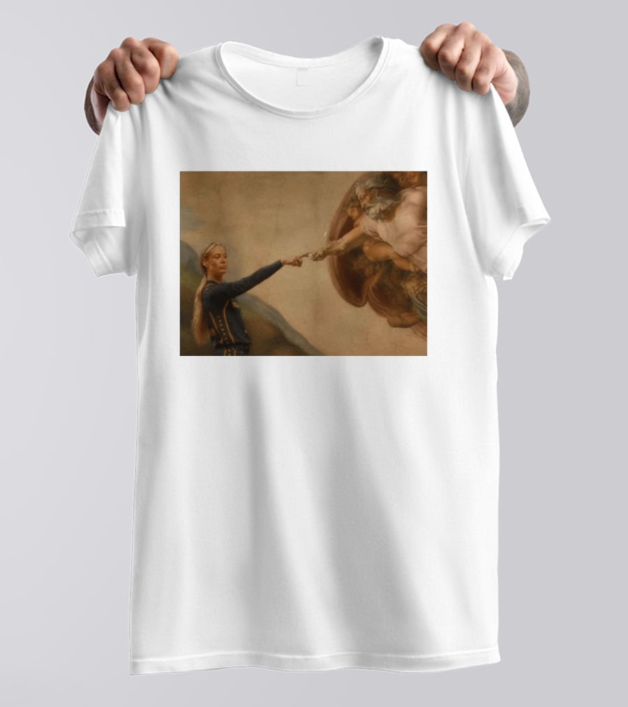 Creation Of Adam Indiana Fever Basketball Player T-Shirt