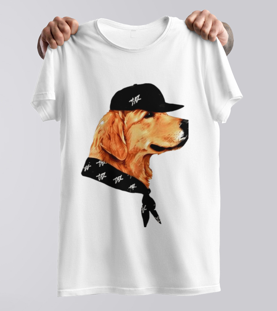 Ashton Kutcher Good Boy Dog Cap Bandana T-Shirt