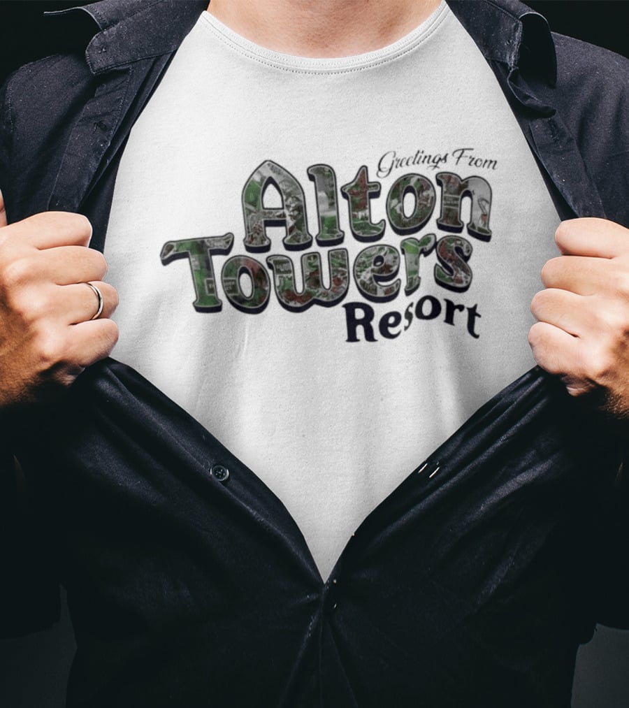 Greetings From Alton Towers Resort Adventure T-Shirt