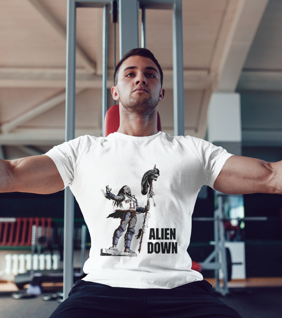 Jalen Brunson Alien Down Knicks Beat Spurs T-Shirt