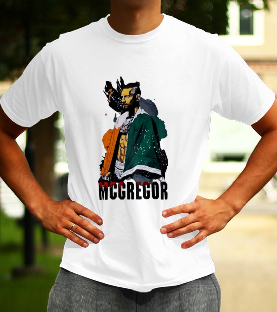 McGregor Irish Flag Warrior In The Cage T-Shirt