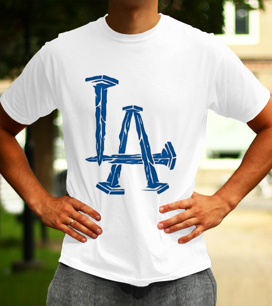 Los Angeles Dodgers LA Nails Baseball Team T-Shirt